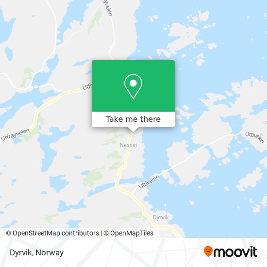 Dyrvik map