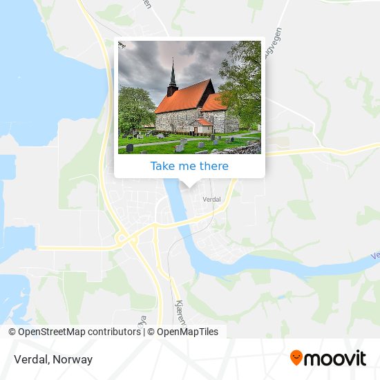 Verdal map