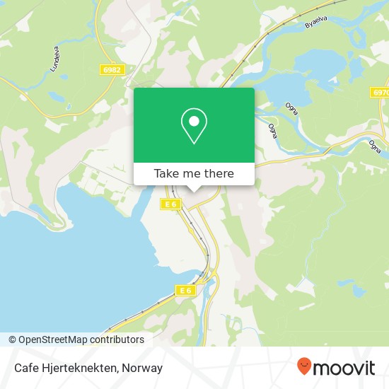 Cafe Hjerteknekten map
