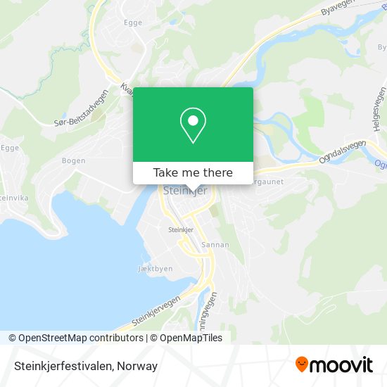 Steinkjerfestivalen map