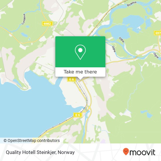 Quality Hotell Steinkjer map