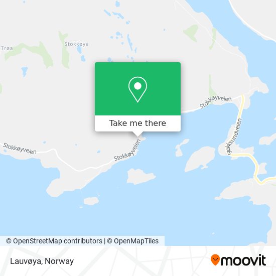 Lauvøya map