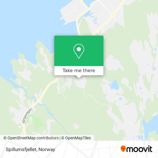 Spillumsfjellet map