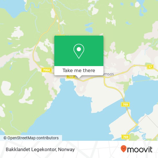 Bakklandet Legekontor map