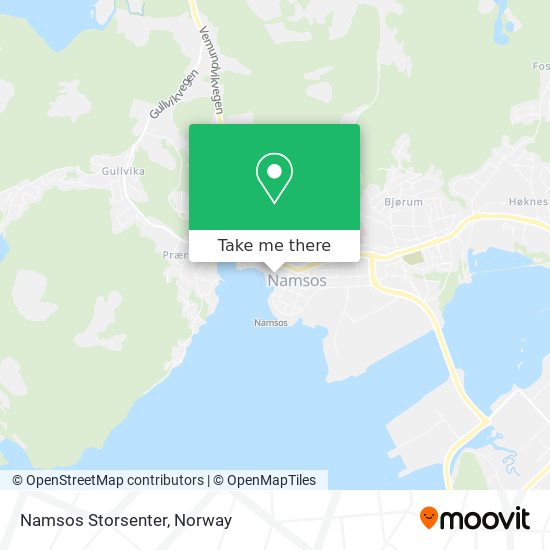 Namsos Storsenter map