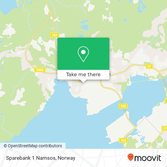 Sparebank 1 Namsos map