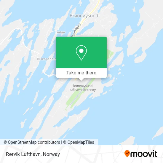 Rørvik Lufthavn map