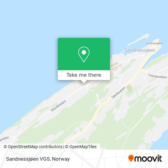 Sandnessjøen VGS map