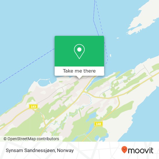 Synsam Sandnessjøen map