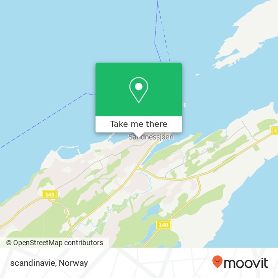 scandinavie map