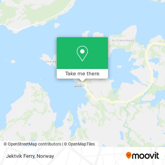 Jektvik Ferry map