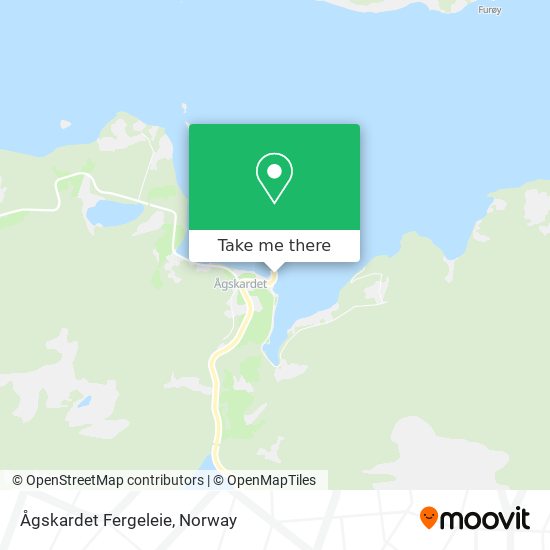 Ågskardet Fergeleie map