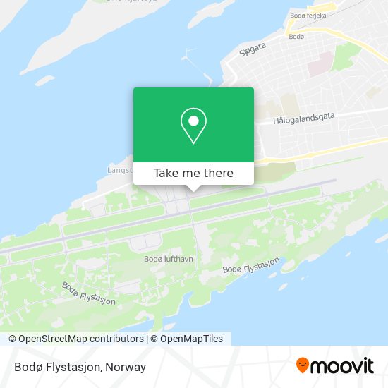 Bodø Flystasjon map