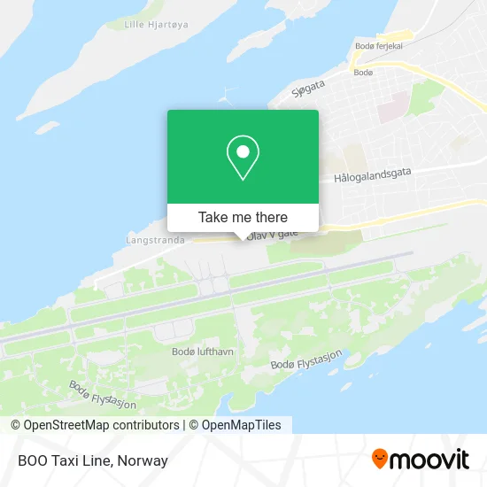 BOO Taxi Line map
