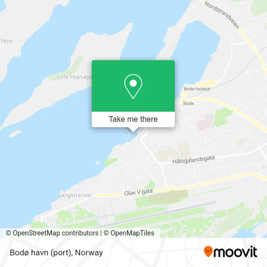 Bodø havn (port) map