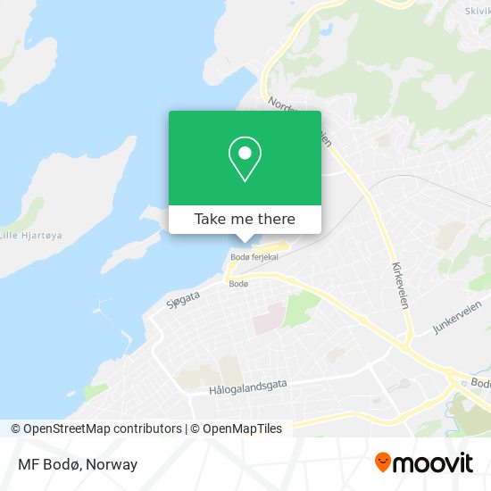 MF Bodø map