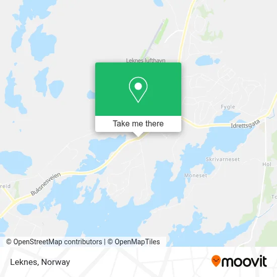 Leknes map