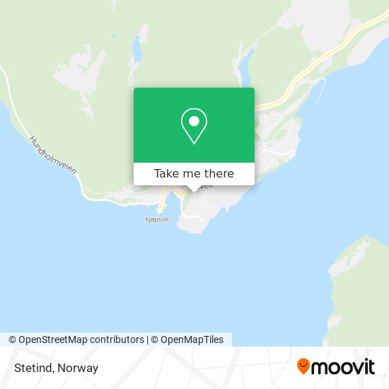 Stetind map