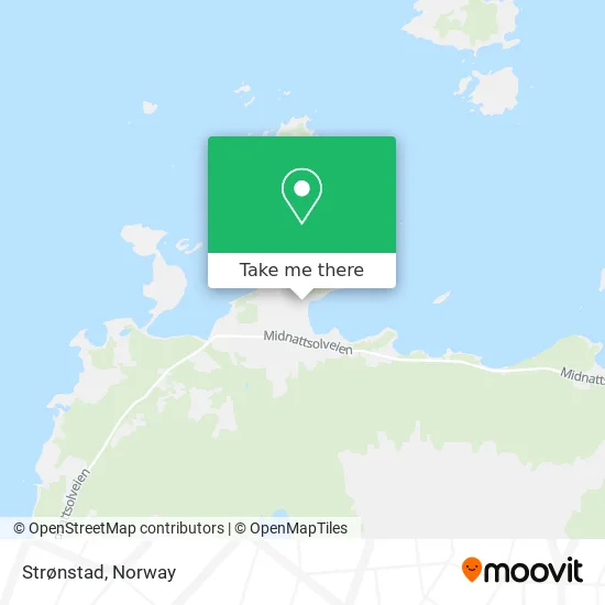 Strønstad map