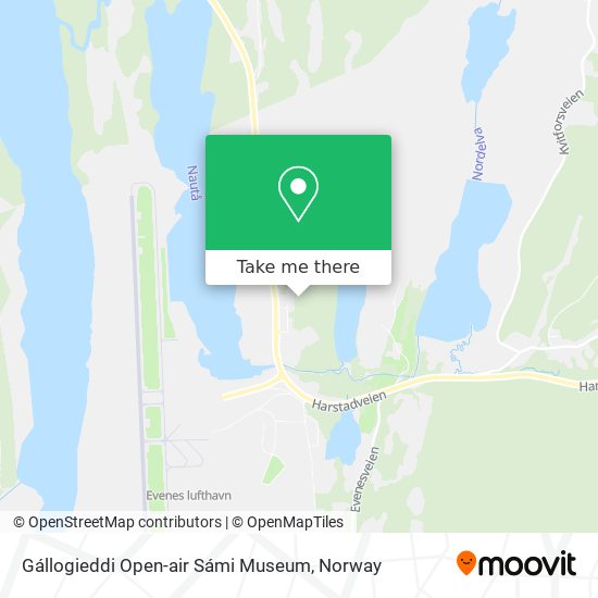 Gállogieddi Open-air Sámi Museum map