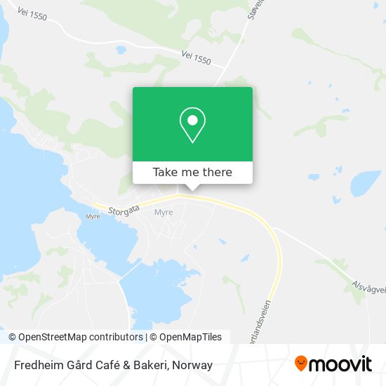 Fredheim Gård Café & Bakeri map