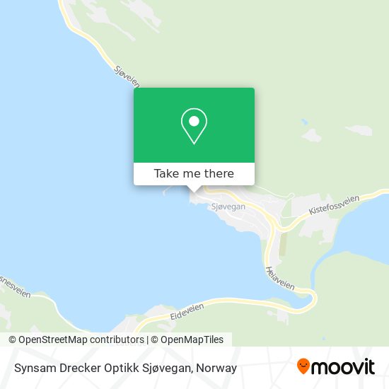 Synsam Drecker Optikk Sjøvegan map