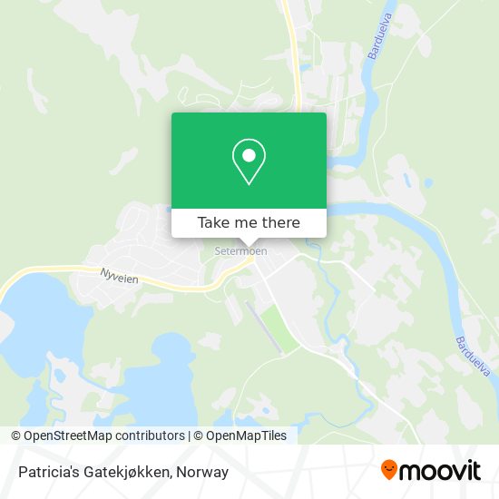 Patricia's Gatekjøkken map