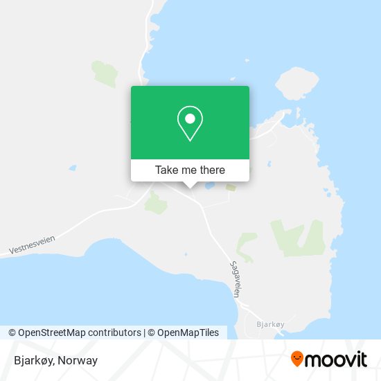 Bjarkøy map