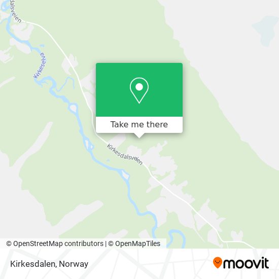 Kirkesdalen map