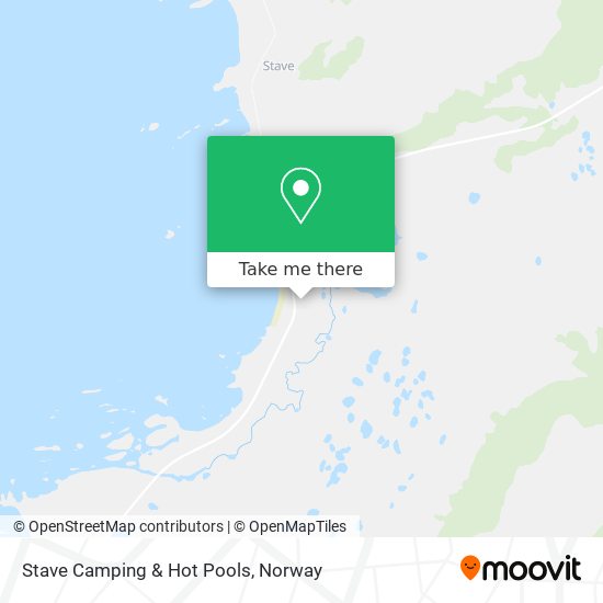 Stave Camping & Hot Pools map