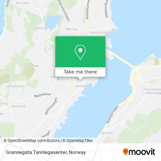 Grønnegata Tannlegesenter map