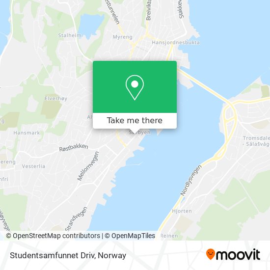 Studentsamfunnet Driv map