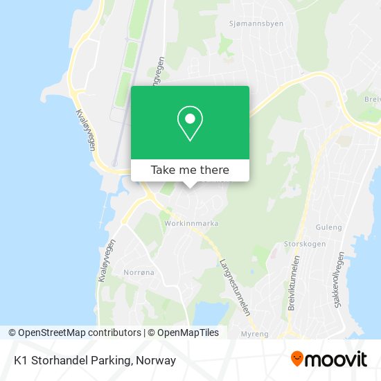 K1 Storhandel Parking map