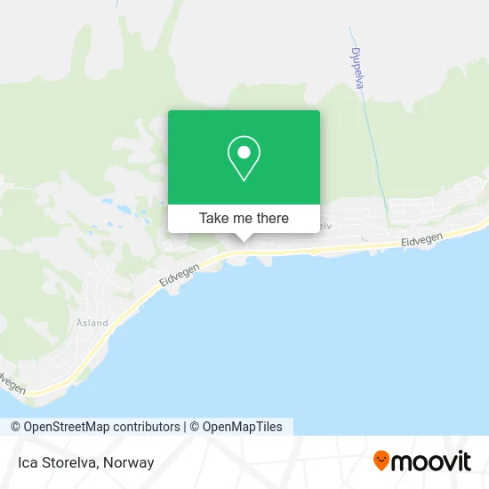 Ica Storelva map