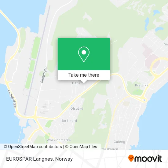 EUROSPAR Langnes map