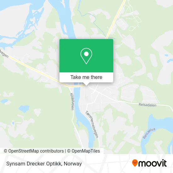 Synsam Drecker Optikk map