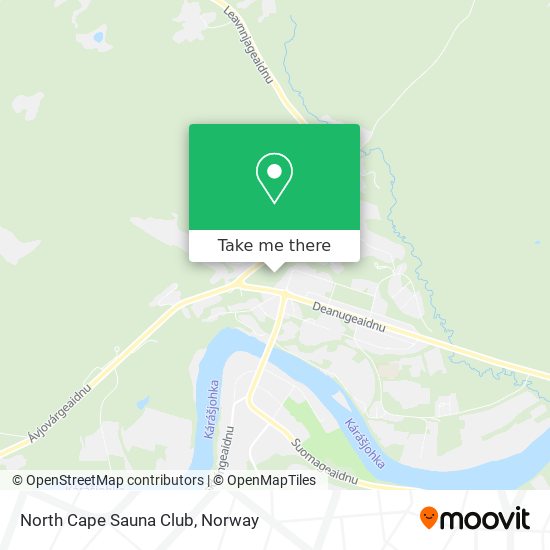 North Cape Sauna Club map