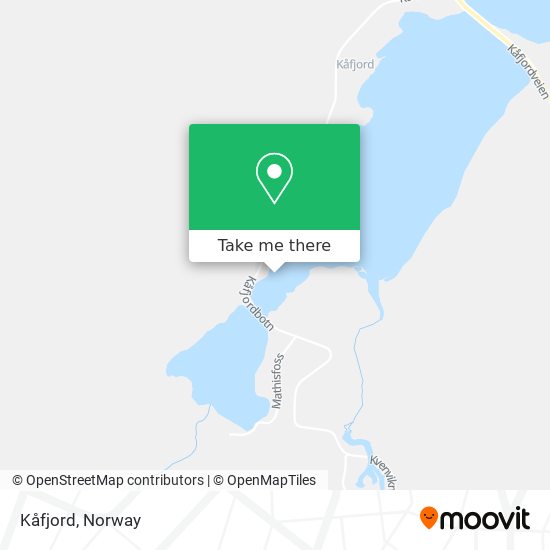 Kåfjord map