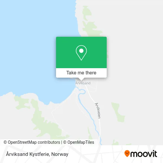 Årviksand Kystferie map