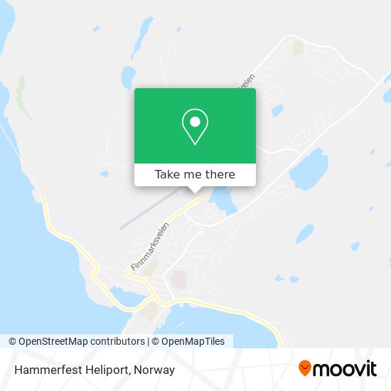 Hammerfest Heliport map