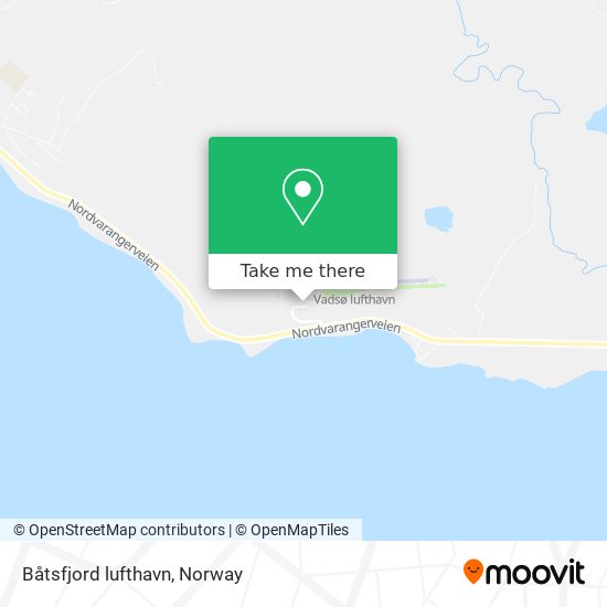 Båtsfjord lufthavn map