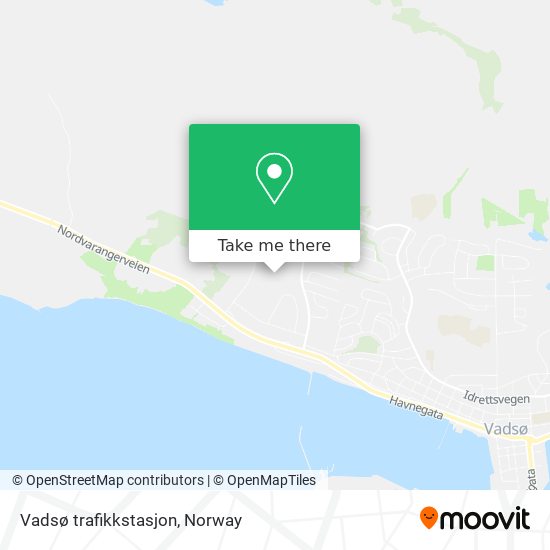 Vadsø trafikkstasjon map