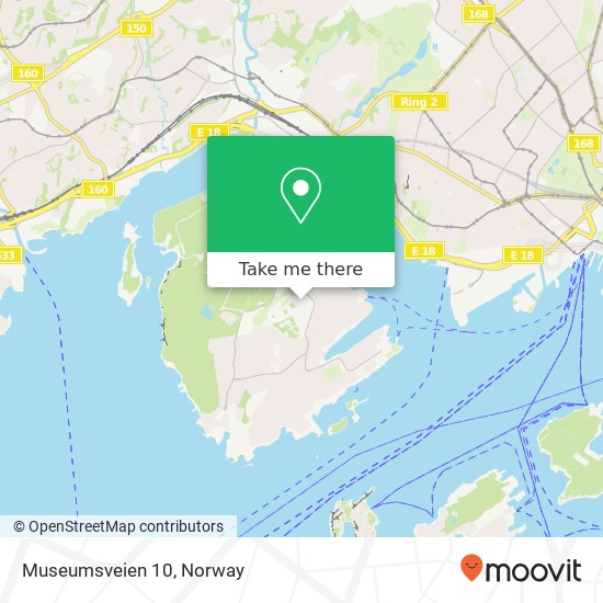 Museumsveien 10 map