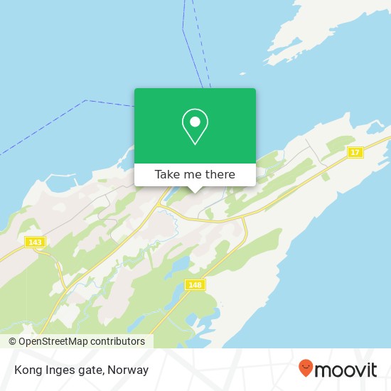 Kong Inges gate map