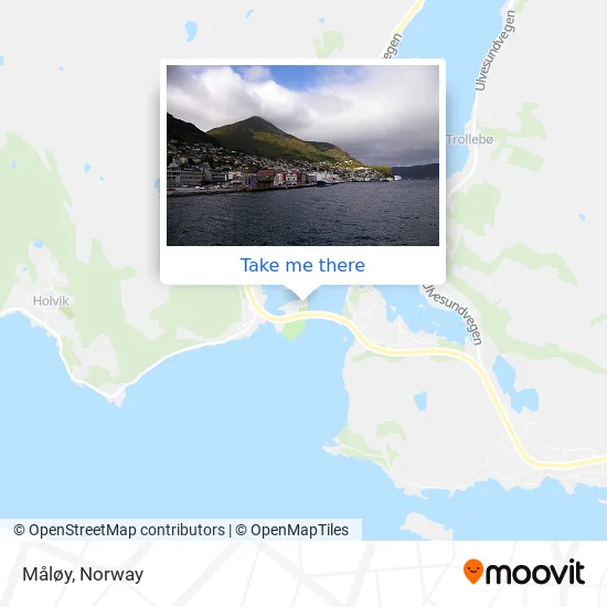 Måløy map