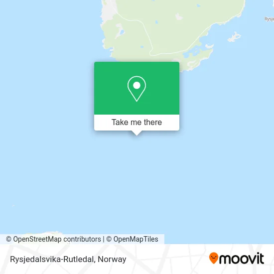 Rysjedalsvika-Rutledal map