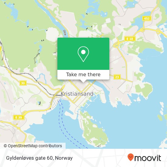 Gyldenløves gate 60 map