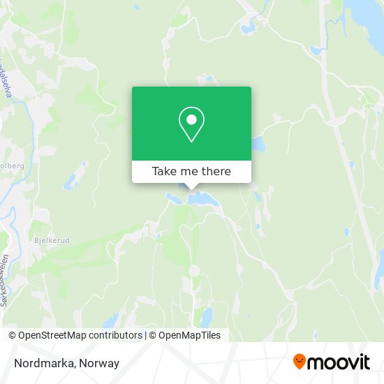Nordmarka map