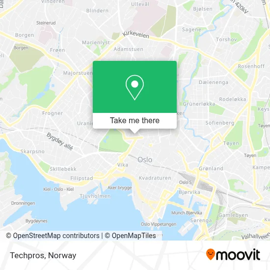 Techpros map