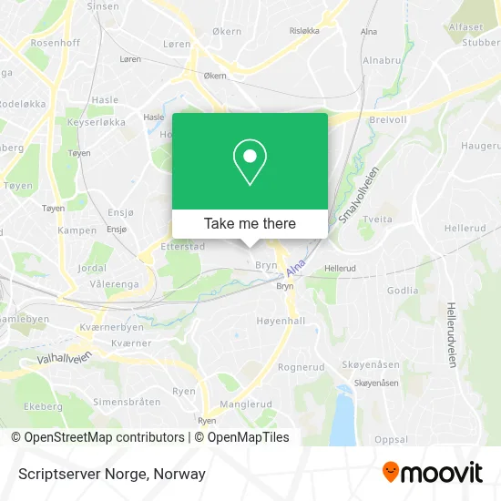 Scriptserver Norge map
